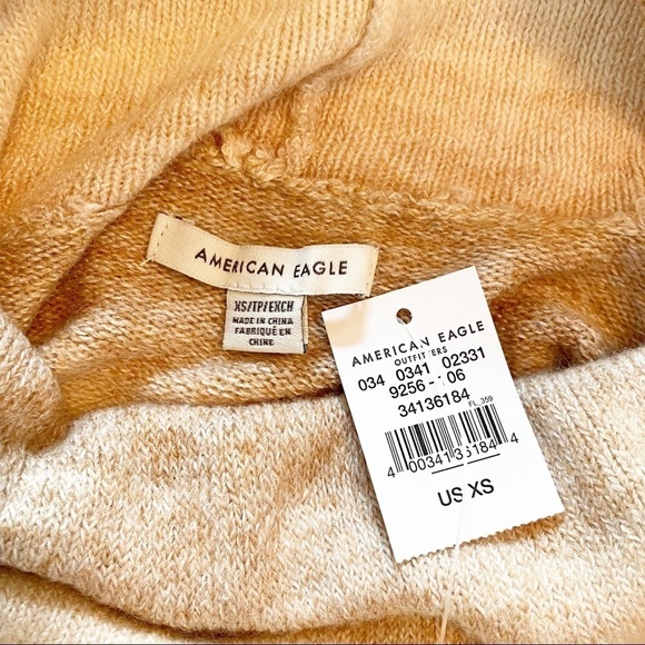 NWT NEW American Eagle Oversized Dreamspun Turtleneck Sweater Size XS - Picture 4 of 10
